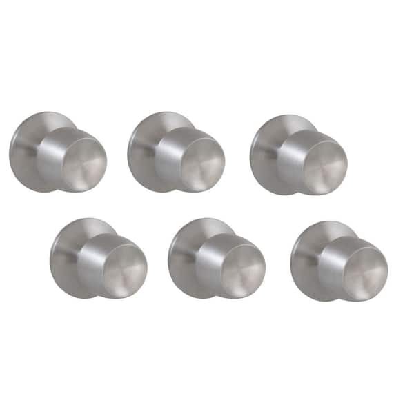 Defiant Brandywine Stainless Steel Passage Hall and Closet Door Knob Contractor Pack (6-Piece) (2)