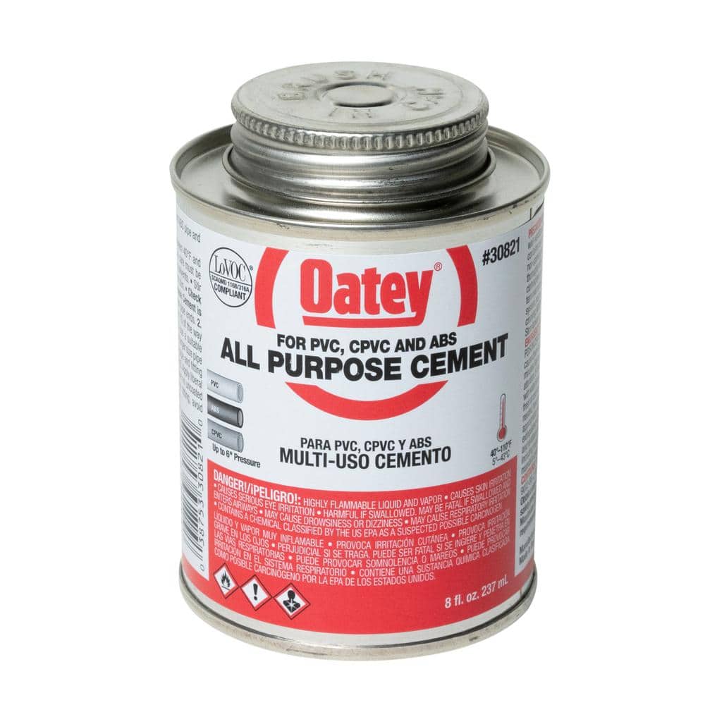 Oatey Medium Milky All-Purpose ABS, CPVC, PVC Cement