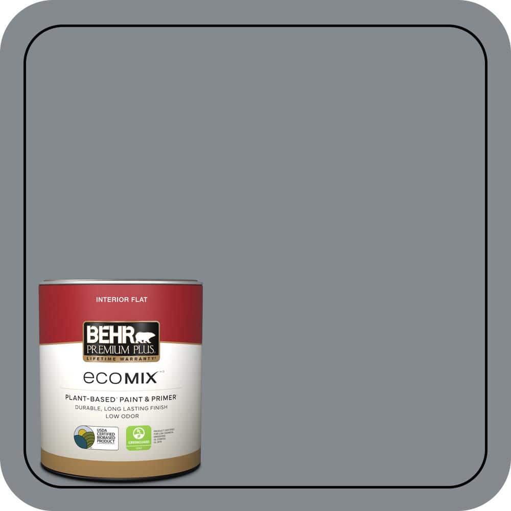 BEHR PREMIUM PLUS #PPU26-21 Overcast Enamel EcoMix Plant-Based & Primer (1)