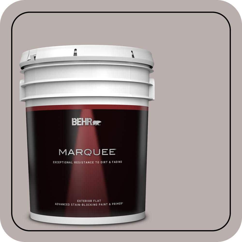BEHR MARQUEE 5 gal. #PPU17-11 Vintage Mauve Flat Exterior Paint & Primer (1)