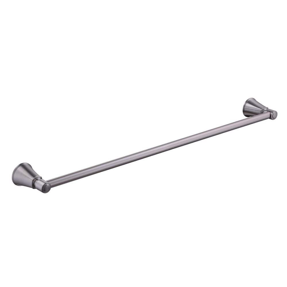 Glacier Bay Melina 4-Piece Bath Hardware Set with Towel Bar, TP Holder, Towel Ring and Robe Hook (2)