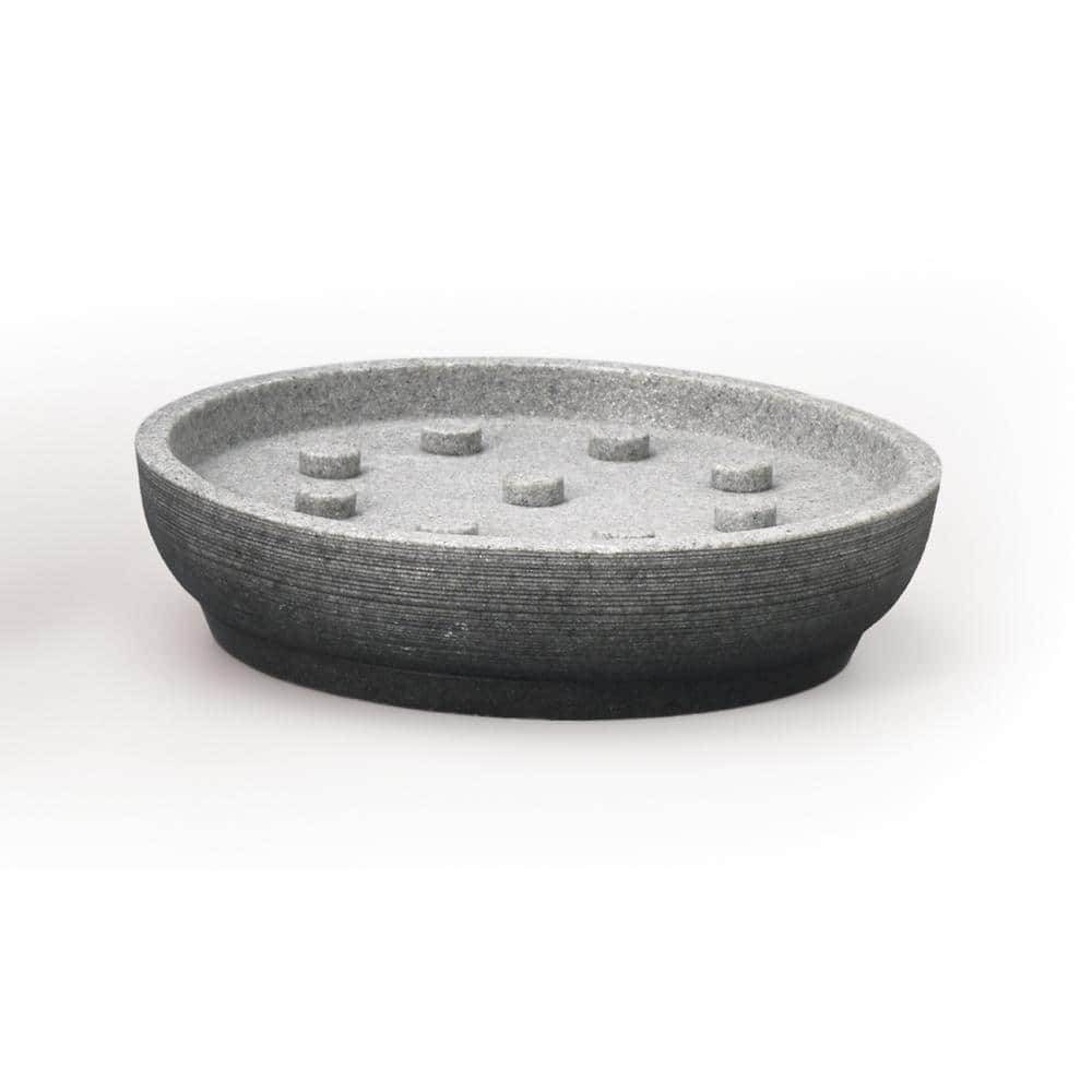 m MODA at home enterprises ltd. Greystone Soap Dish (1)
