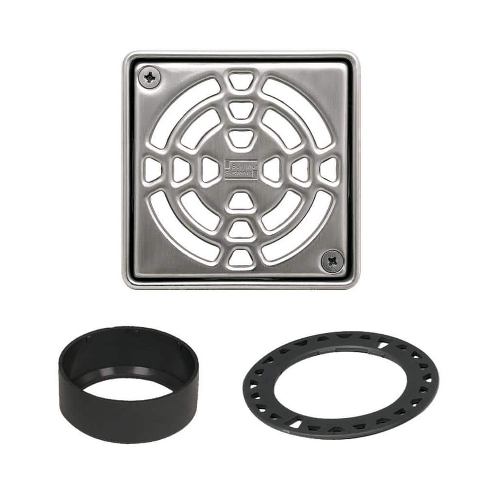 Schluter Kerdi-Drain 4 in. Stainless Steel Grate (2)