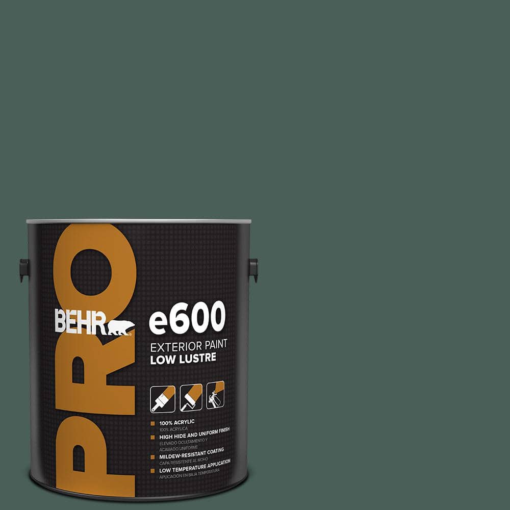 BEHR PRO 1 gal. #ICC-86 New Hunter Low Luster Exterior Paint