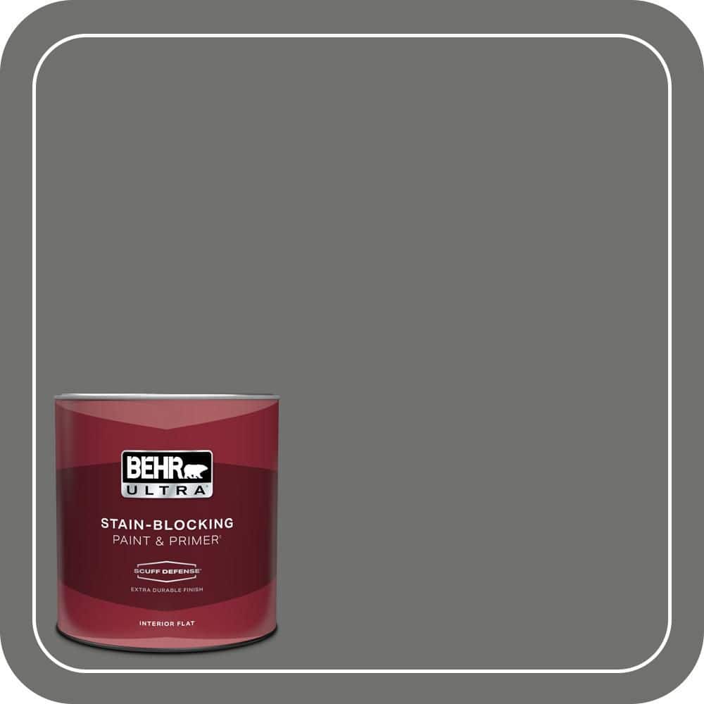 BEHR ULTRA 1 qt. #MQ2-61 Magnet Extra Durable Flat Interior Paint & Primer
