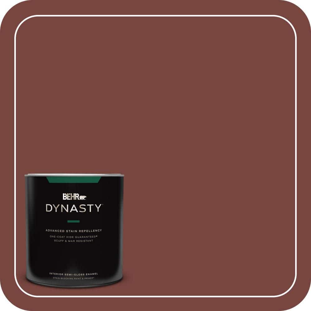 BEHR DYNASTY 1 qt. #PMD-89 Decadence Semi-Gloss Enamel Interior Stain-Blocking Paint and Primer