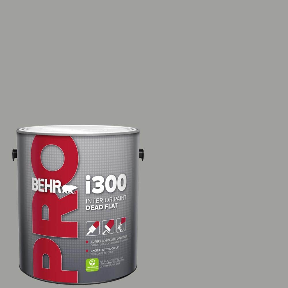 BEHR PRO 1 gal. #MQ6-22 Gateway Gray Dead Flat Interior Paint