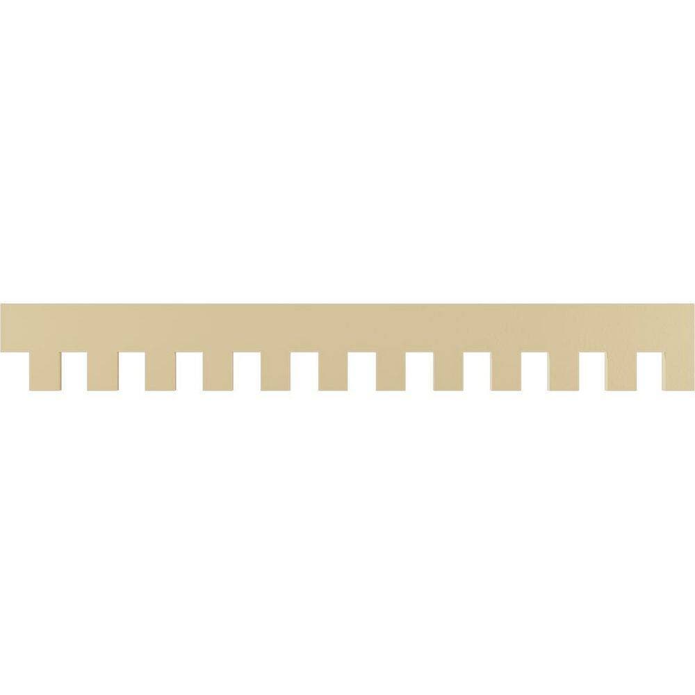 Ekena Millwork 1 in. D x 6 in. W x 48 in. L Primed Polyurethane Panel Moulding (2)
