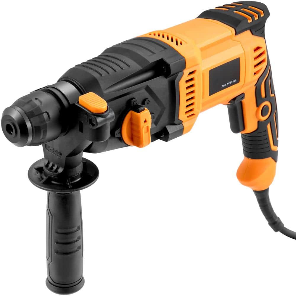 Rotary Hammer Drill Corded Drills 1" 4 Modes SDS-Plus Chipping Hammers (3)