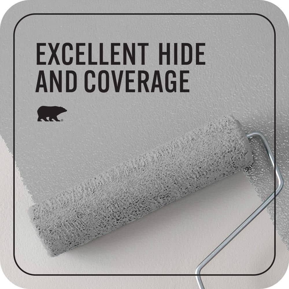BEHR PREMIUM PLUS #780F-4 Sparrow Flat EcoMix Plant-Based & Primer (2)