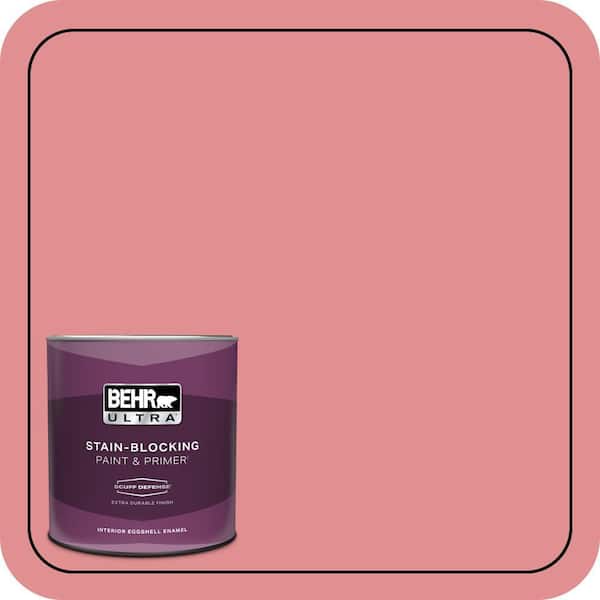 BEHR PREMIUM PLUS #140D-4 Fresh Pink Enamel Low Odor & Primer (3)