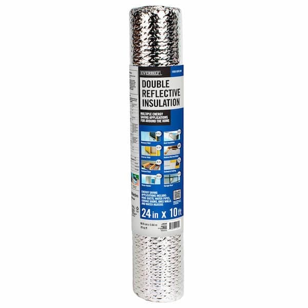 Everbilt 24 in. x 10 ft. Double Reflective Insulation Radiant Barrier (2)