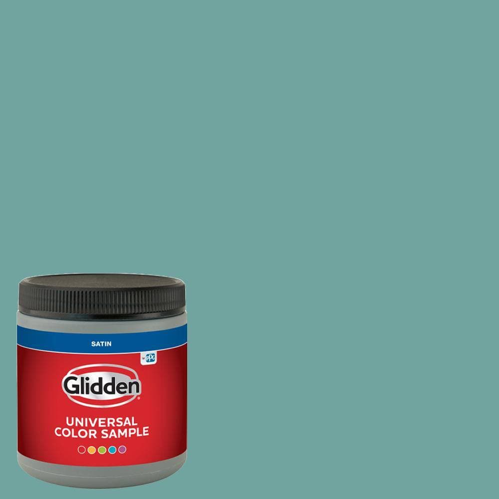 Glidden 8 oz. PPG1142-5 Catalina Satin Interior Paint Sample (1)