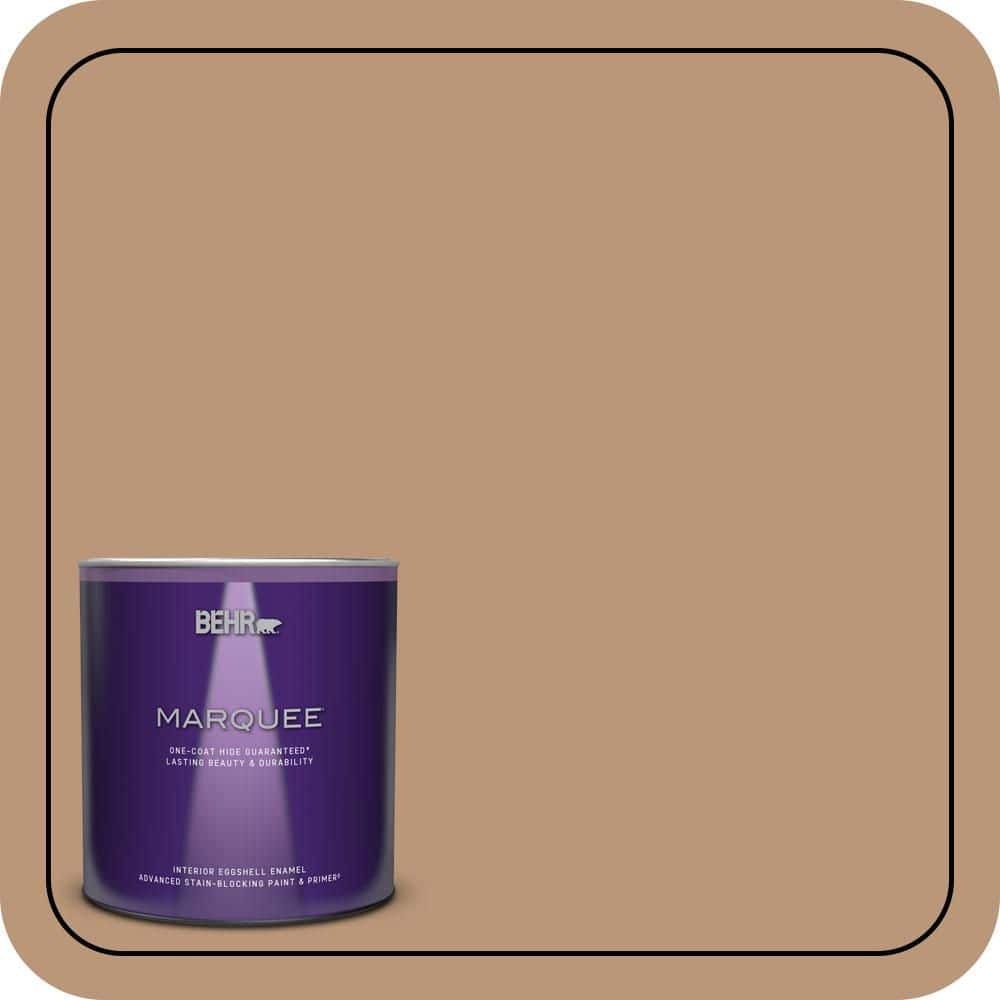 BEHR MARQUEE 1 qt. #N250-4 Artisan Crafts One-Coat Hide Eggshell Enamel Interior Paint & Primer