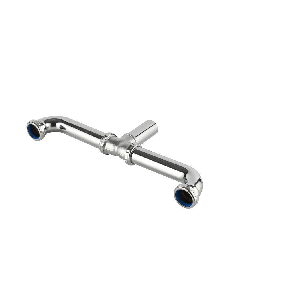 Everbilt 1-1/2in. x 16in. Chrome-Plated Brass Slip-Joint Sink Drain Center Outlet Waste (4)