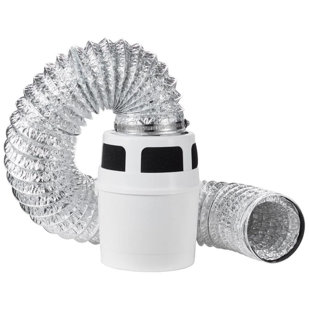 SKYSHALO 3-in-1 Indoor Dryer Vent Kit w/ Bucket, 4 in. x 5 ft. Hose, Premium Quality No Extras for Apartments and RVs 2025 Update (1)