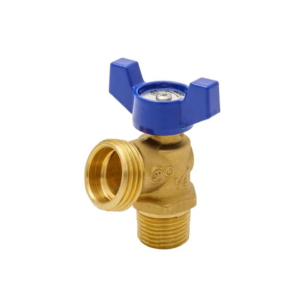 Everbilt 1/2 in. x 3/4 in. MPT x MHT Brass Quarter-Turn Male Boiler Drain Valve (2)