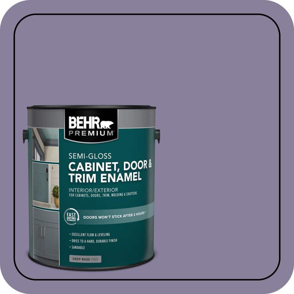 BEHR PREMIUM 1 gal. #S570-5 Live Jazz Semi-Gloss Enamel Interior/Exterior Cabinet, Door & Trim Paint