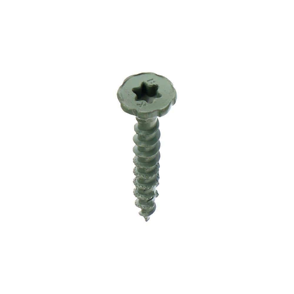Backer-On #9 x 1-1/4 in. Star Drive Serrated Head Cement Board Screws (185-Pack) (3)