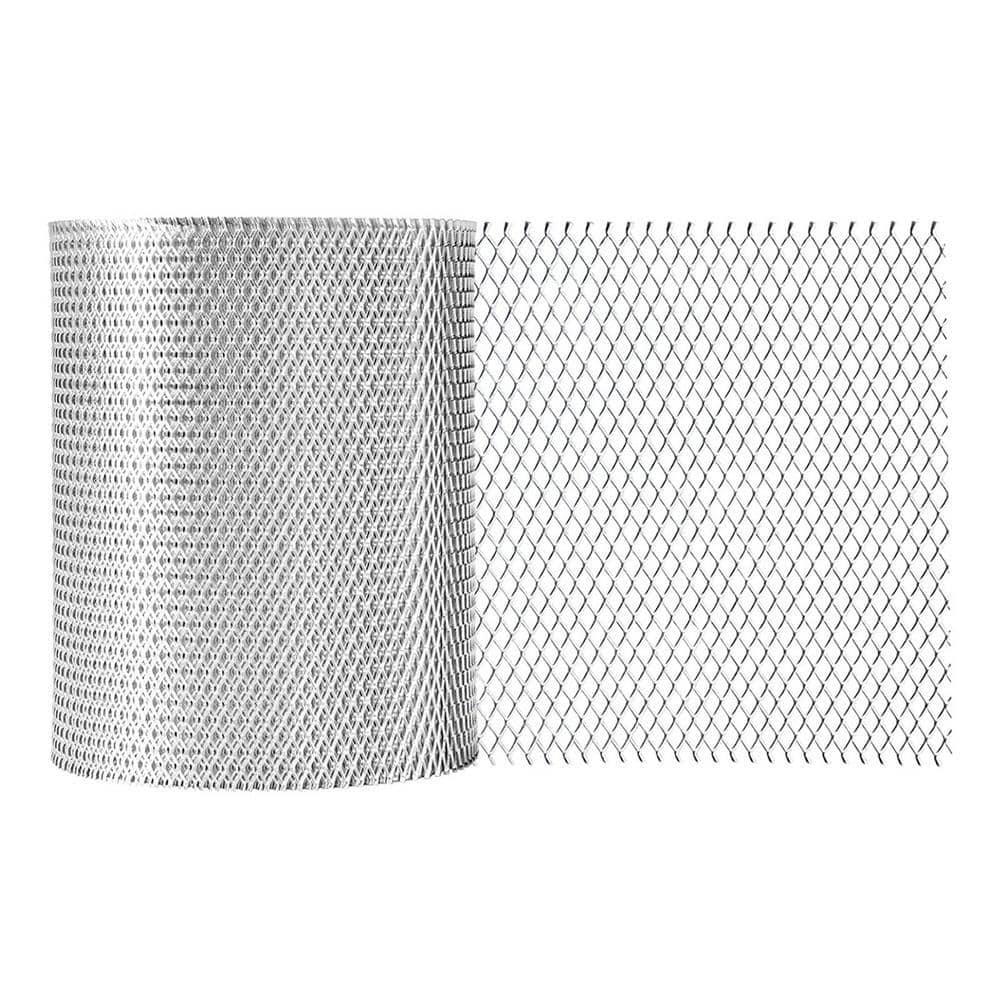 Angel Sar 5 in. x 50 ft. Aluminum Gutter Guard Roll, Easy Install Leaf Filter Gutter Protection from Branches, Leaves, Debris