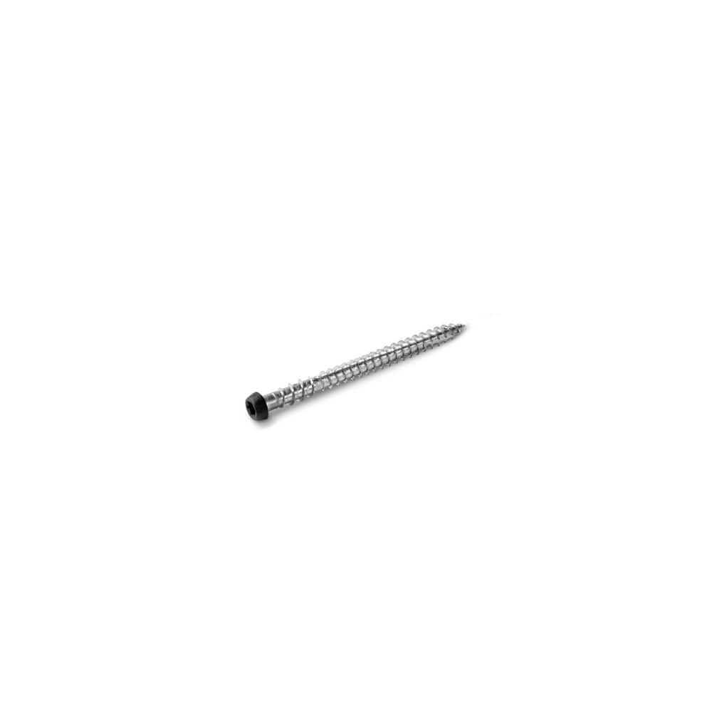 NewTechWood 10 x 2-1/2 in. Indian Ebony Stainless Steel Torx Drive Flat Undercut Composite Deck Screw (1.22 lb. /100-Pack) (2)