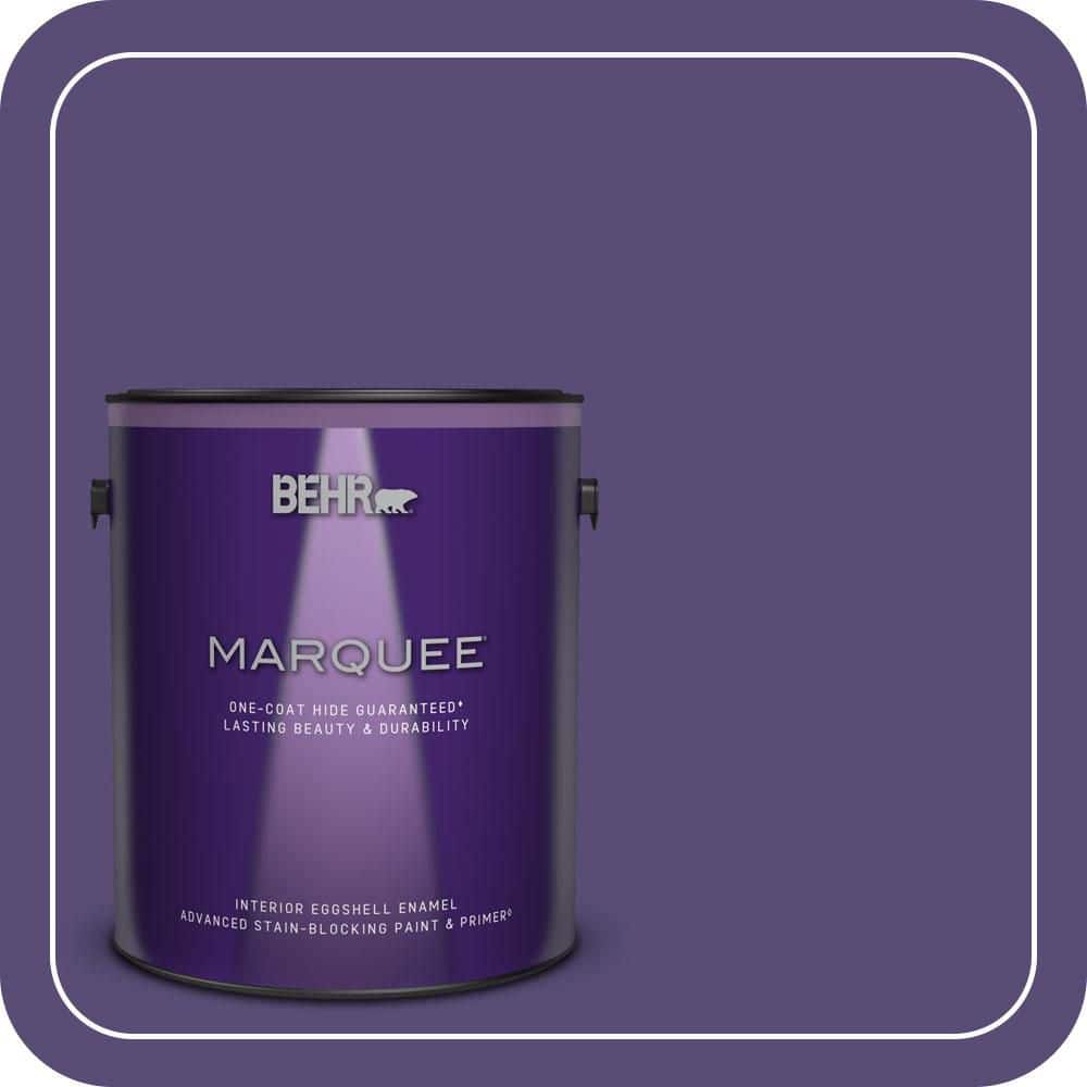 BEHR MARQUEE 1 gal. #MQ5-42 Perpetual Purple One-Coat Hide Eggshell Enamel Interior Paint & Primer