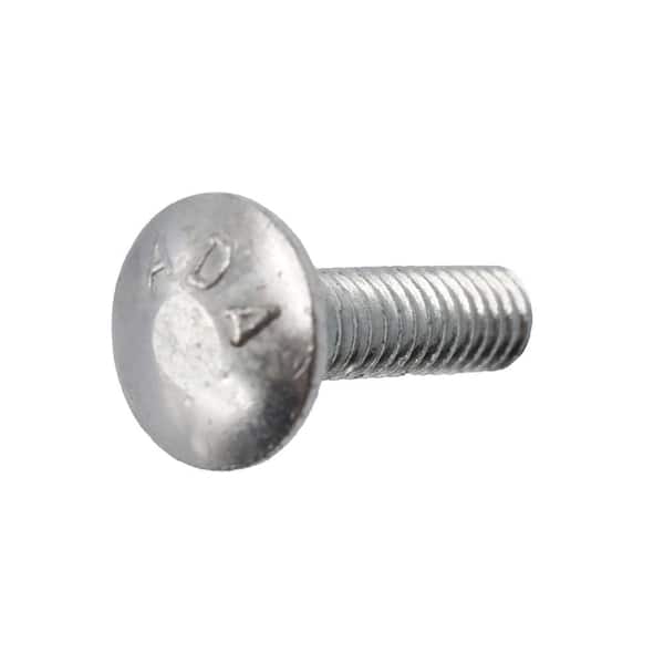 Everbilt 1/4 in.-20 x 4-1/2 in. Zinc Plated Carriage Bolt (2)