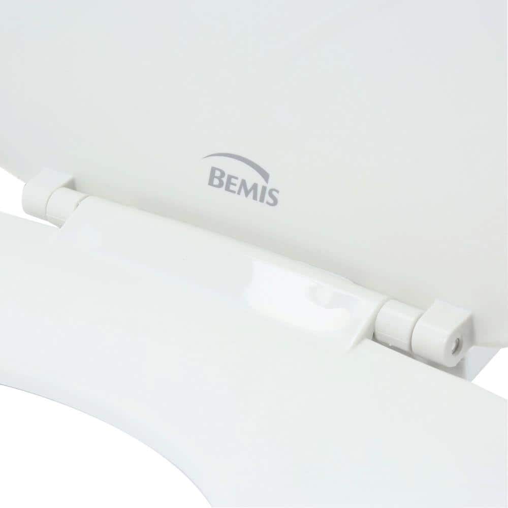 BEMIS Elongated Plastic Toilet Seat in White (4)