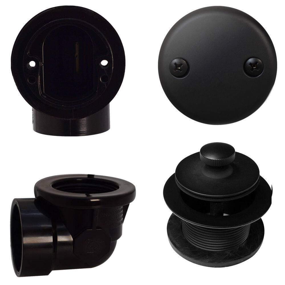 Westbrass 1-1/2 in. Pull and Drain Schedule 40 ABS Plumber's Pack with 2-Hole Elbow (4)