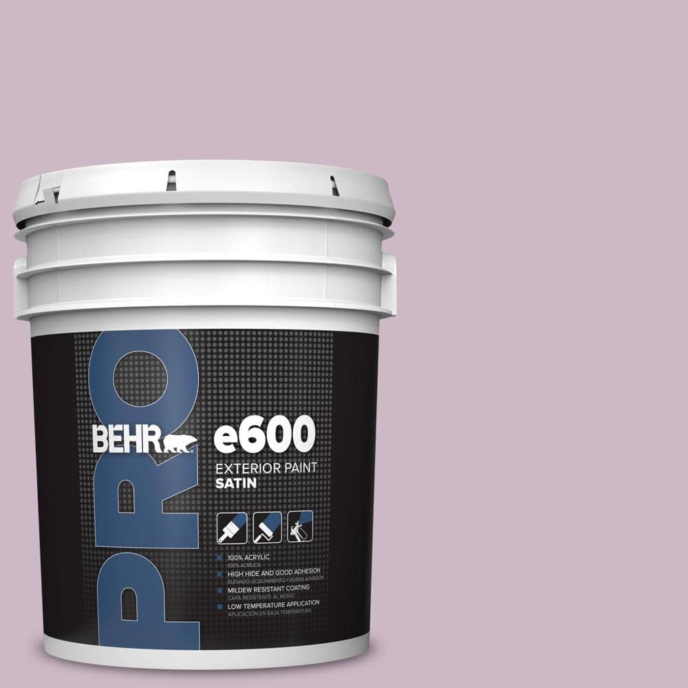 BEHR PRO 5 gal. #S110-3 Queens Violet Satin Exterior Paint