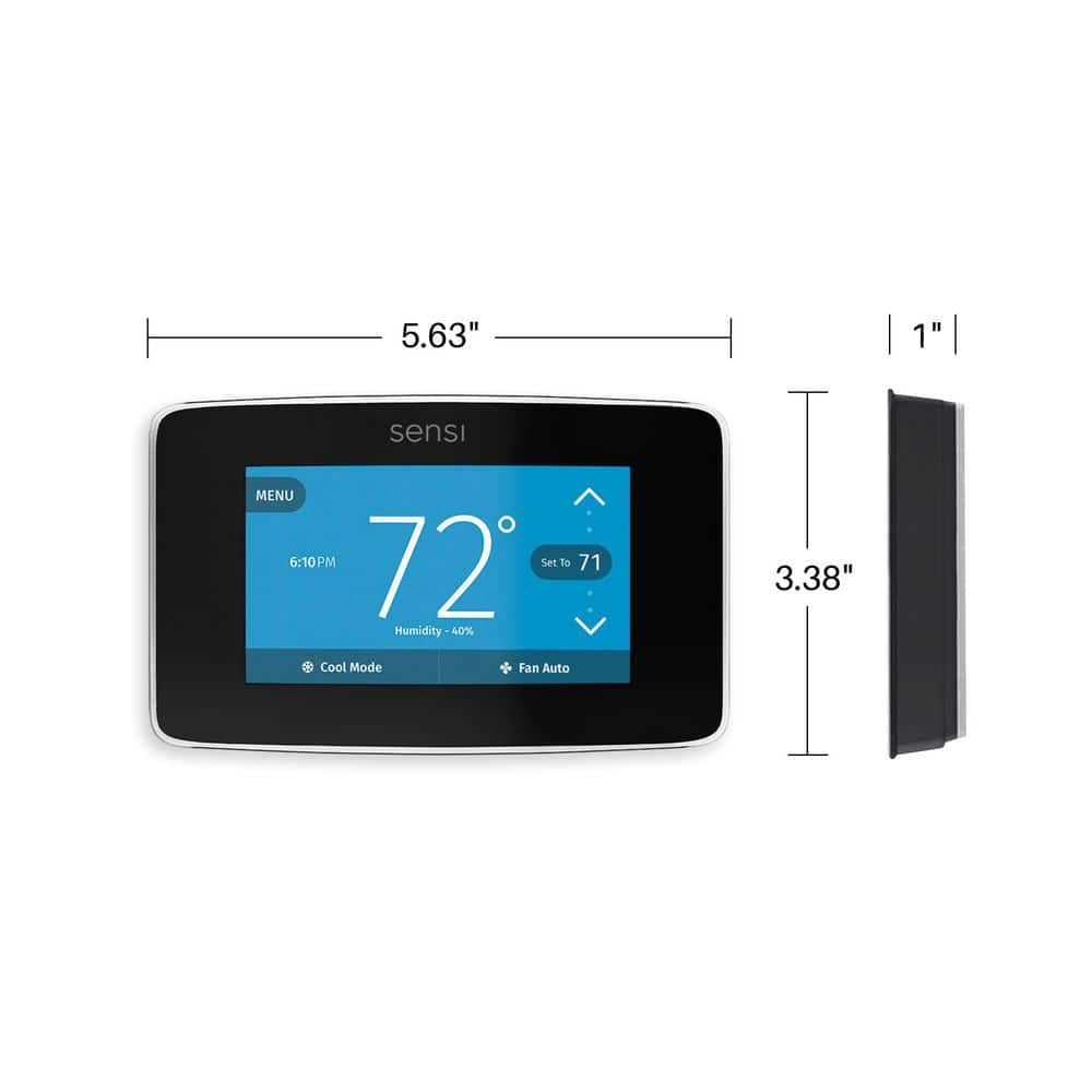 Copeland Sensi Touch Smart Thermostat, Touchscreen Color Display, Wi-Fi 7-day Programmable , Data (2)
