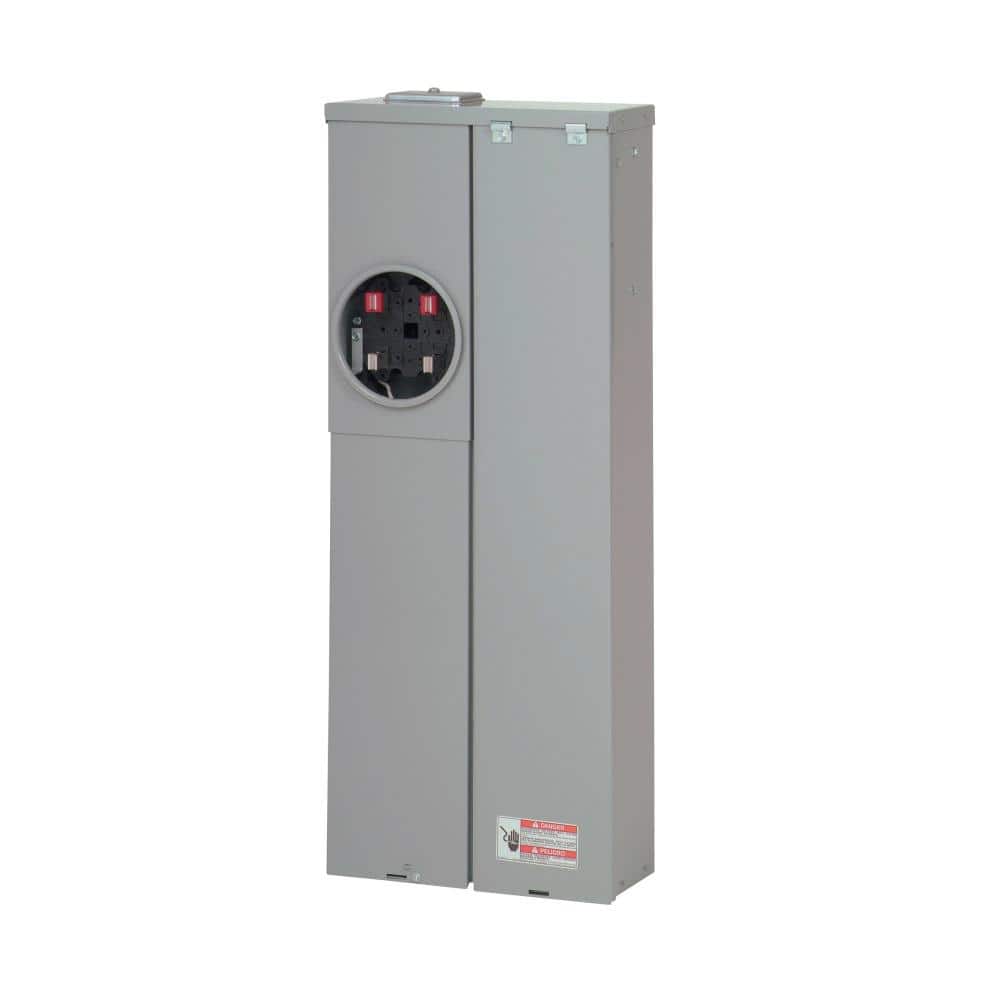 Eaton 200 Amp 20-Space 40-Circuit Surface EUSERC BR Type Main Meter Breaker (2)