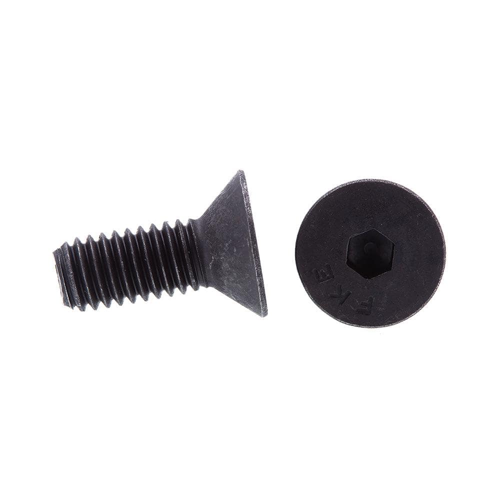 Prime-Line 3/8 in.-16 x 1 in. Black Oxide Coated Steel Hex Allen Drive Flat Head Socket Cap Screws (25-Pack) (2)