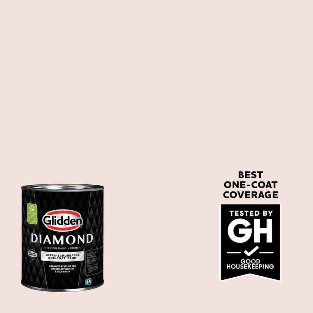 Glidden Diamond 1 qt. PPG1052-2 Brandy Alexander Flat Interior Paint with Primer