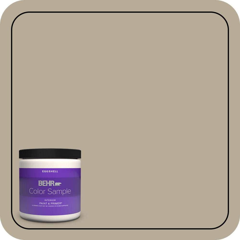 BEHR PREMIUM PLUS #N310-4 Desert Khaki Enamel Low Odor & Primer (1)