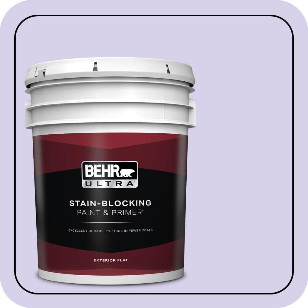 BEHR ULTRA 5 gal. #P560-2 Air Castle Flat Exterior Paint & Primer