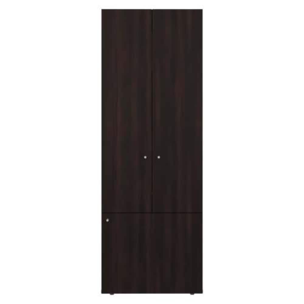 Unbranded 23.6 in. W x 15.8 in. D x 66.9 in. H Bathroom Dark Brown Linen Cabinet