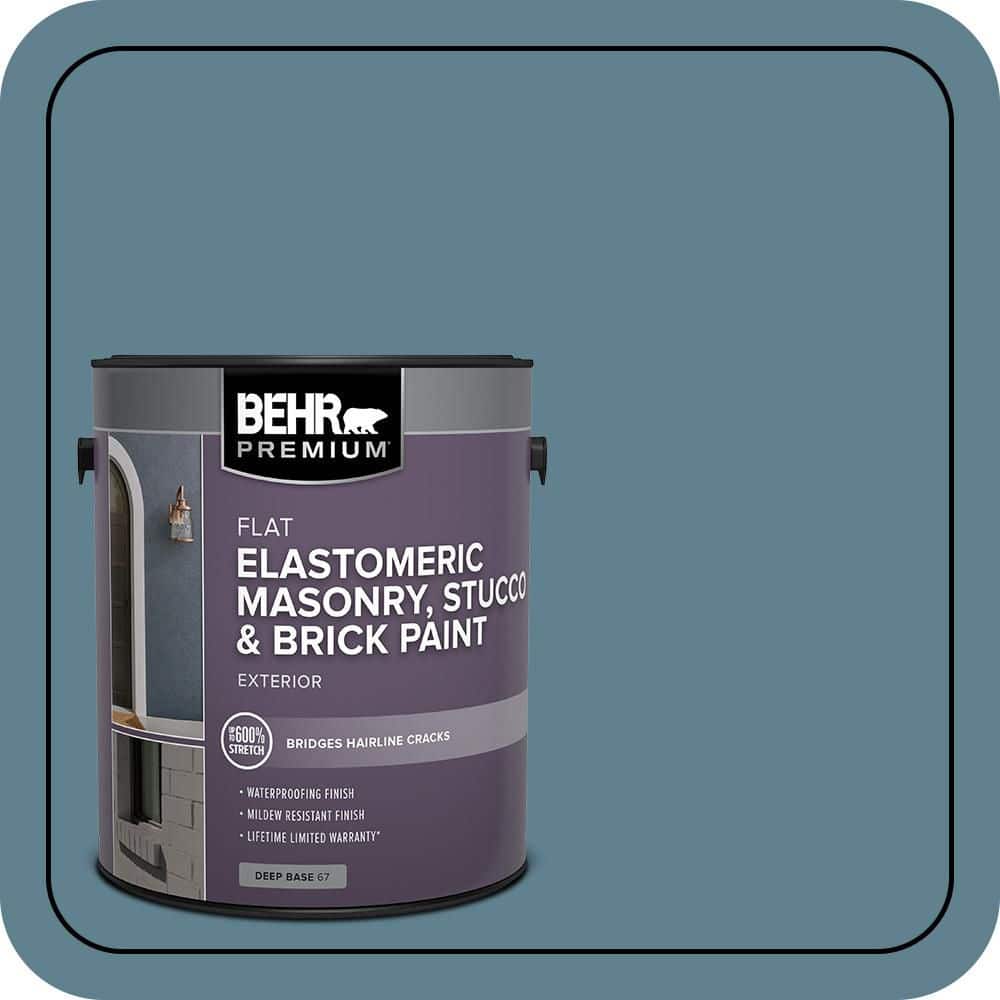 BEHR PREMIUM 1 gal. #S470-5 Blueprint Elastomeric Masonry, Stucco and Brick Exterior Paint (1)