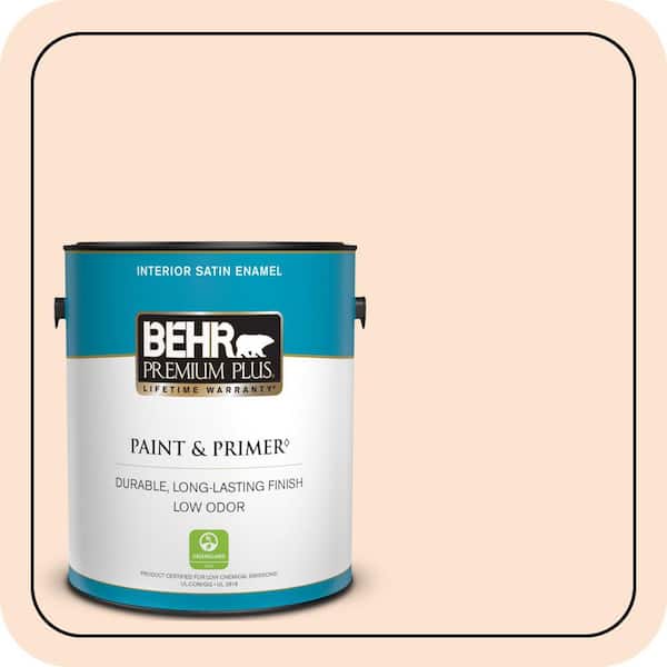 BEHR PREMIUM PLUS #280C-1 Champagne Ice Enamel Low Odor & Primer (2)