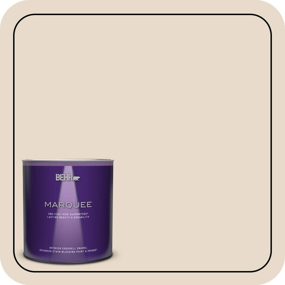 BEHR MARQUEE 1 qt. #T12-15 Serengeti Dust Eggshell Enamel Interior Paint & Primer