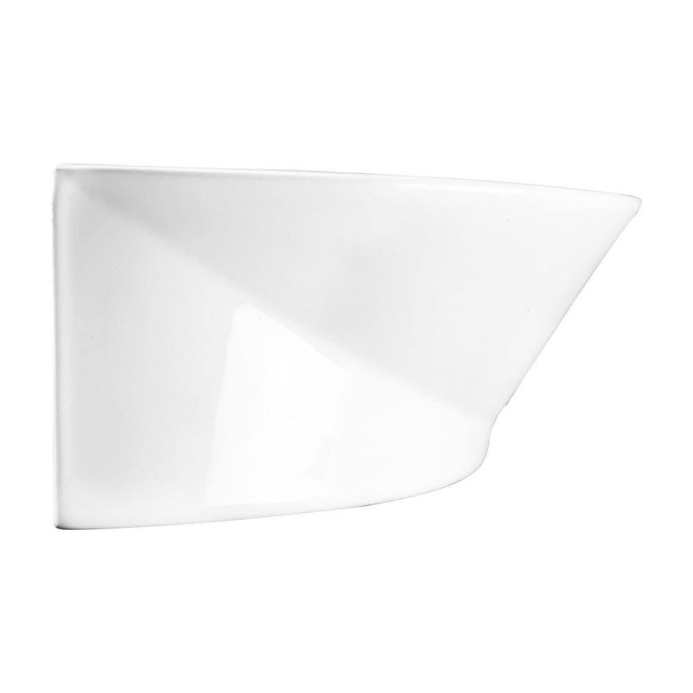 RENOVATORS SUPPLY MANUFACTURING Wall Mount Porcelain Sink Single Hole with Faucet NOT INCLUDED (Set of 2) (2)