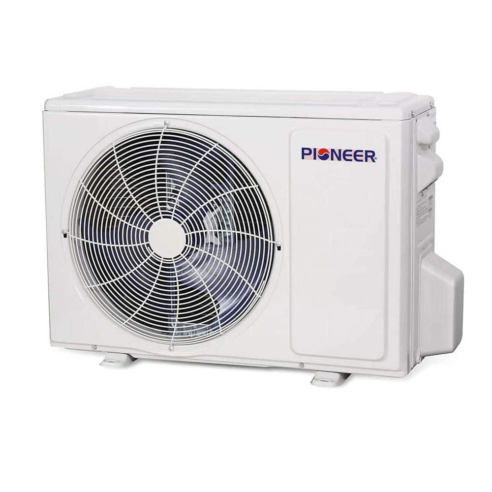 Pioneer 9,000 BTU .75 Ton Ductless Mini Split 22 SEER Single-Way Ceiling Cassette Air Conditioner with Heat Pump 230-Volt (3)