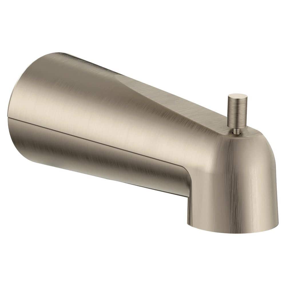 MOEN 7 in. Diverter Tub Spout in Brushed Nickel (1)