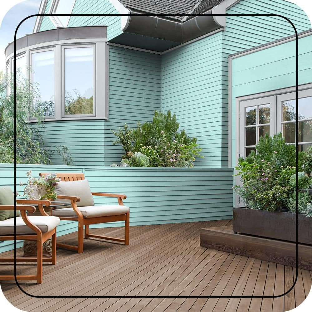 BEHR #P450-2 Color House and Fence Exterior Wood Stain (3)
