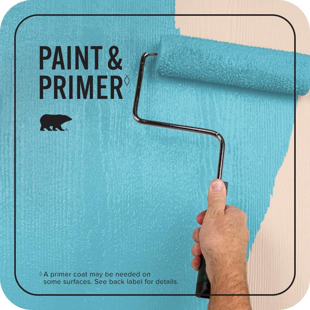 BEHR PREMIUM PLUS #P480-4 Rushing Stream Flat & Primer (2)