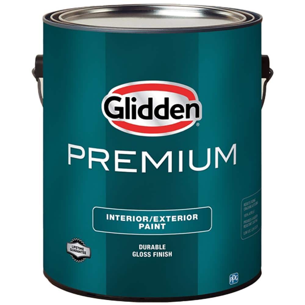 Glidden Premium 1 gal. High-Gloss Interior and Exterior Paint (1)