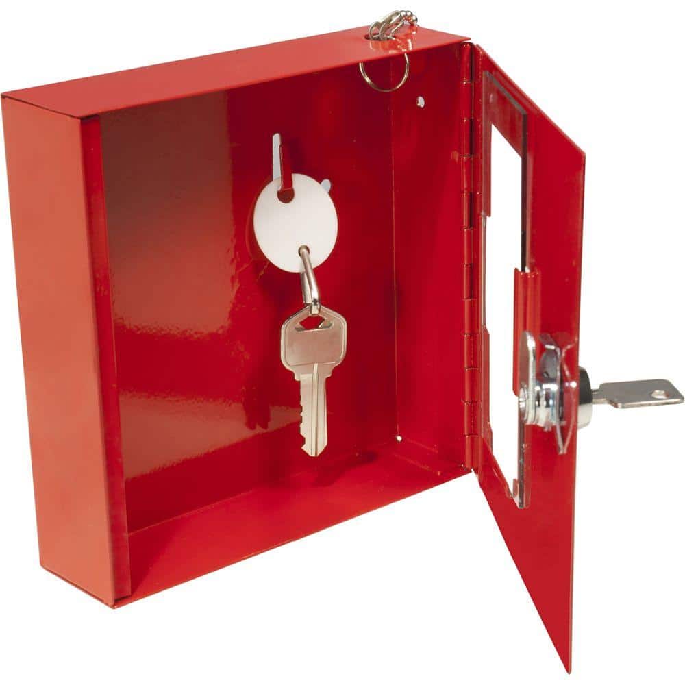 BARSKA Breakable Emergency Key Box Safe with Attached Hammer A Style (2)