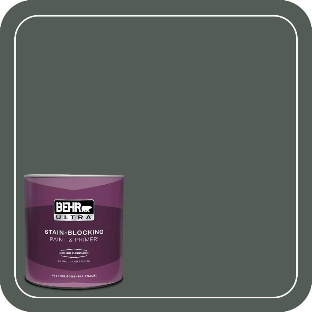 BEHR ULTRA 1 qt. #700F-7 Evergreen Bough Extra Durable Eggshell Enamel Interior Paint & Primer