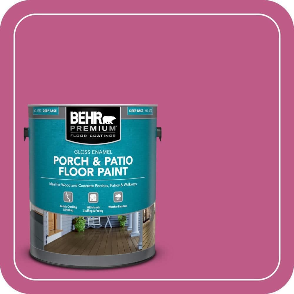 BEHR PREMIUM 1 gal. #P120-5 Beauty Queen Gloss Enamel Interior/Exterior Porch and Patio Floor Paint