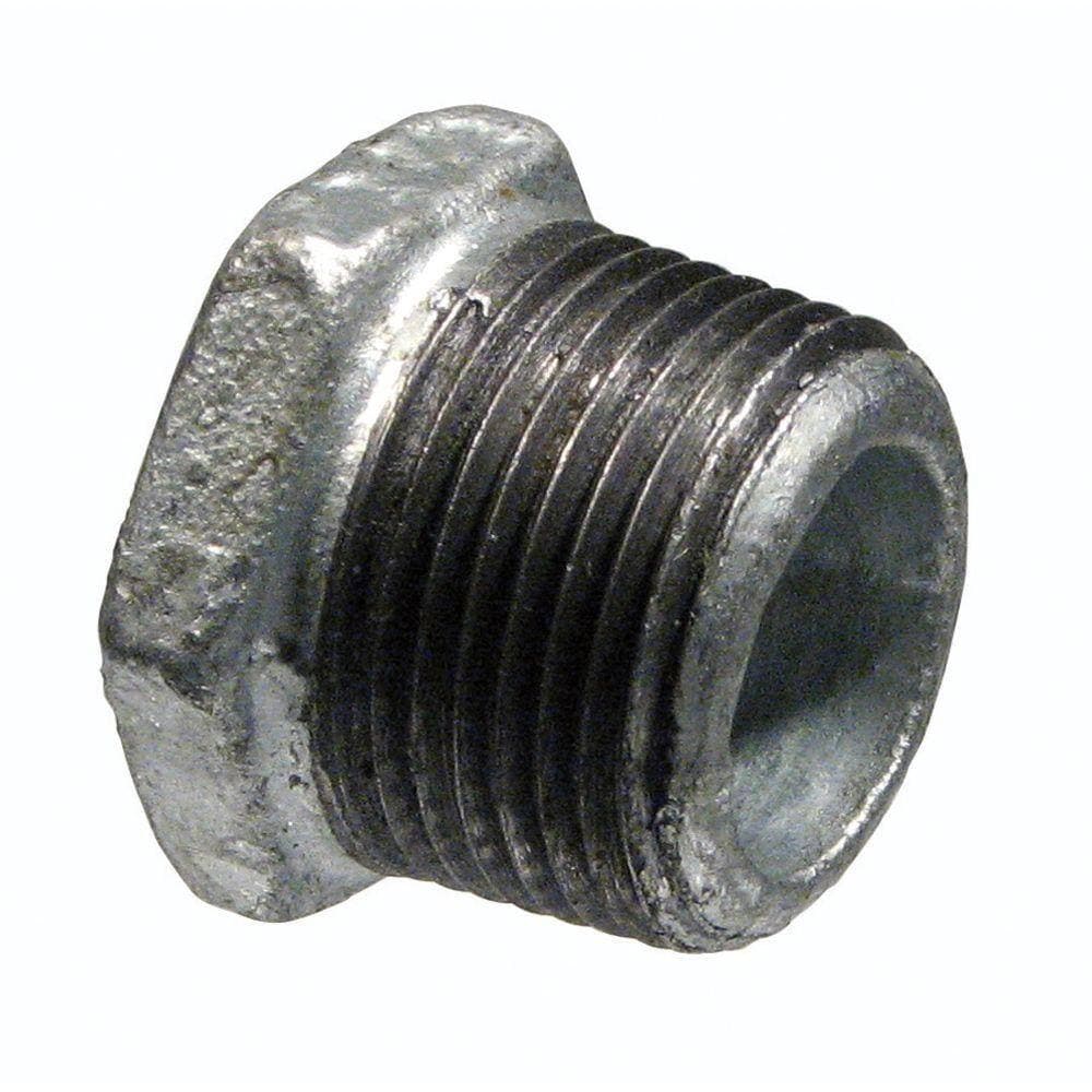 Mueller Streamline 3/4 in. x 1/2 in. Galvanized Malleable Iron MPT x FPT Hex Bushing